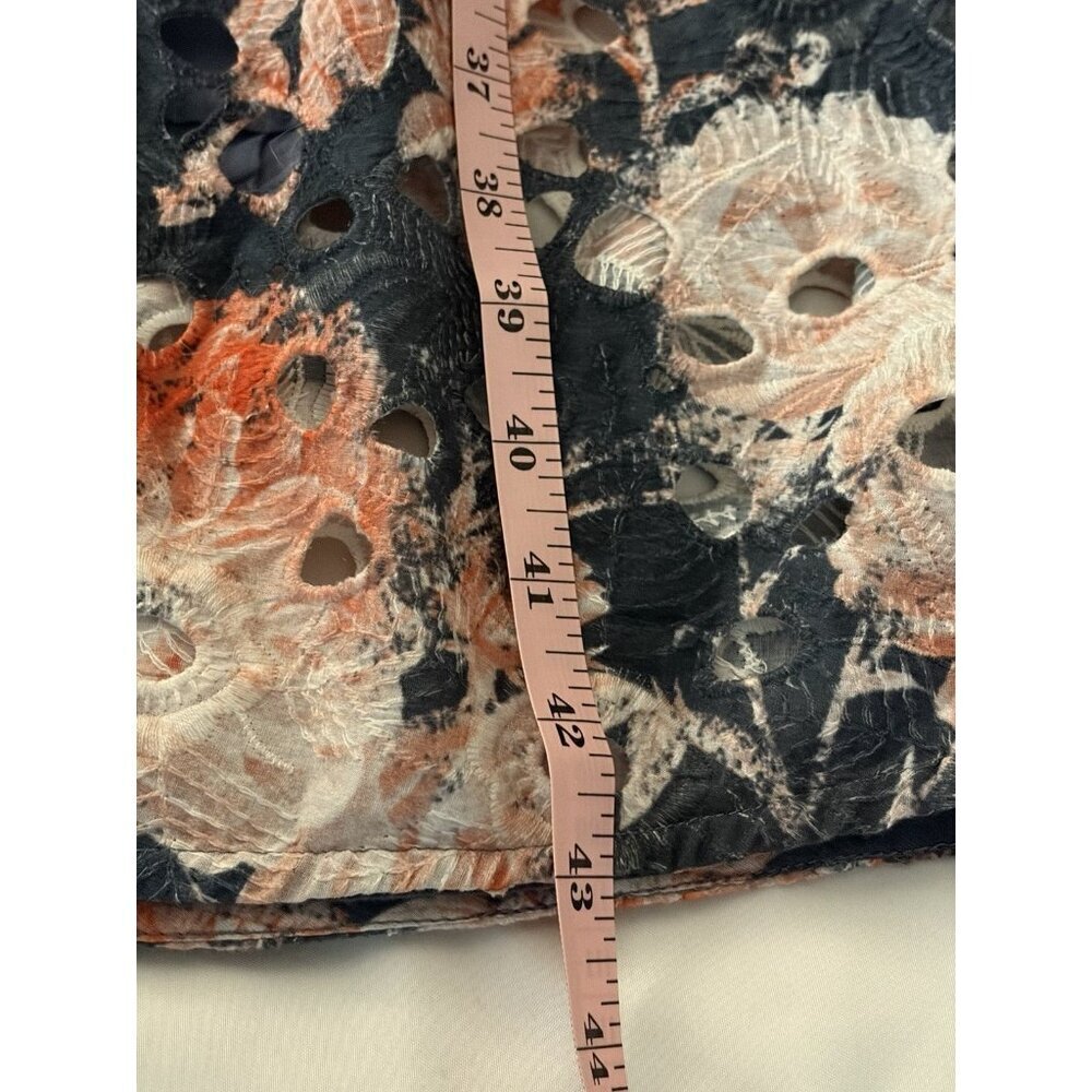 Anthropologie Hemant & Nandita Lazuli Women’s Floral Eyelet Dress Sz 4 - Picture 12 of 12